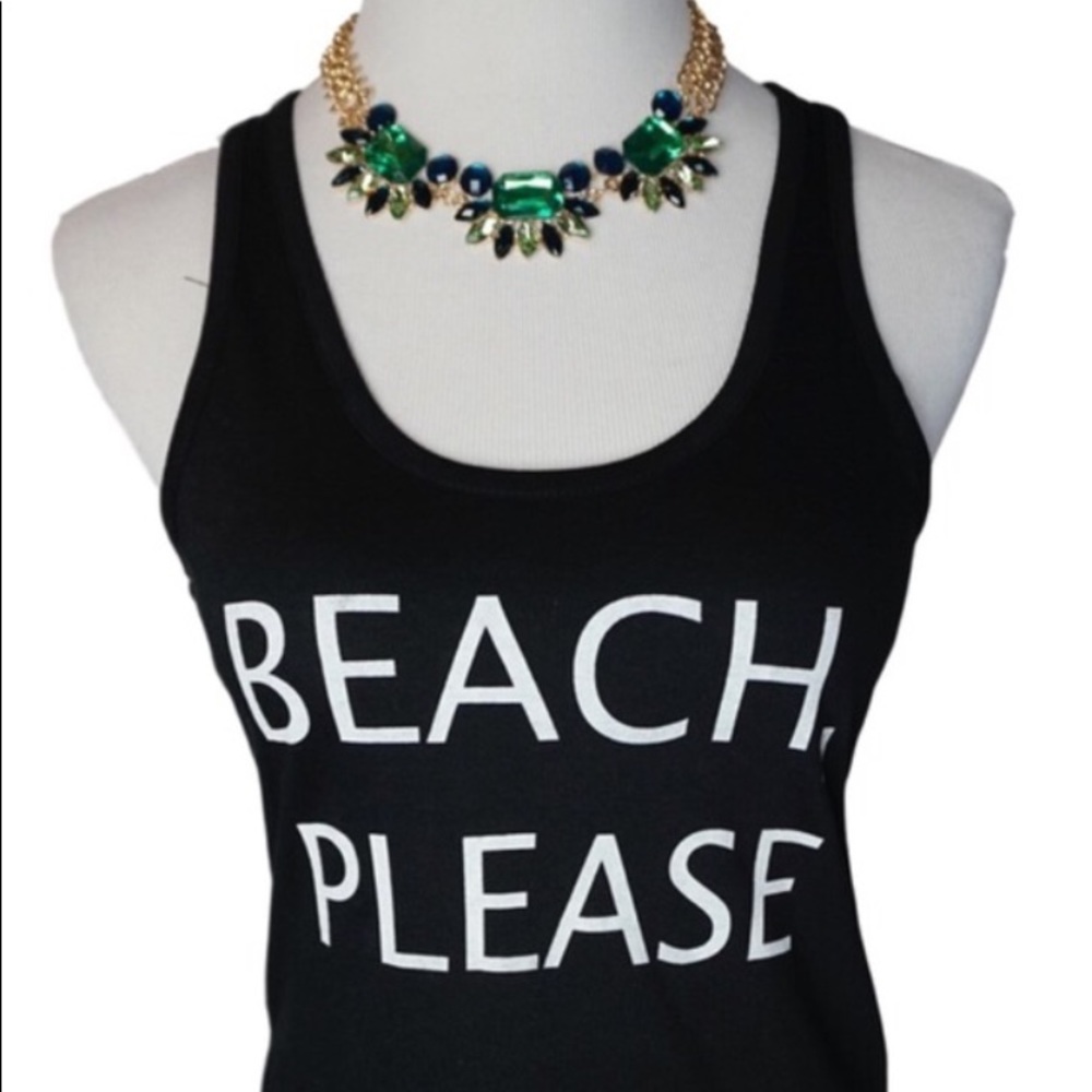 Beach Please tank , NEW